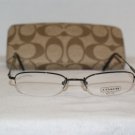 Brand New Coach Black Eyeglasses: Mod. Greenwich & Case