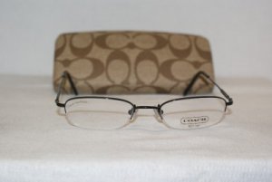 Brand New Coach Black Eyeglasses: Mod. Greenwich & Case