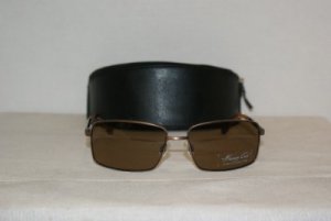 Brand New Kenneth Cole Brown Sunglasses: Mod. 4121 (H39) 59-16 & Case