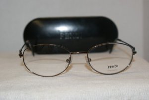 Brand New Fendi Bronze Eyeglasses: Mod. 570 & Case