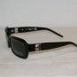 Brand New Kenneth Cole Shiny Black Sunglasses: Mod. 4117 (0B5) 55-18 & Case