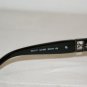 Brand New Kenneth Cole Shiny Black Sunglasses: Mod. 4117 (0B5) 55-18 & Case