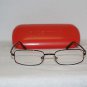 New Valentino Chocolate Eyeglasses Mod 5272 51-18 &Case