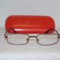 New Valentino Burgundy Rose Eyeglasses: Mod. 5272 &Case