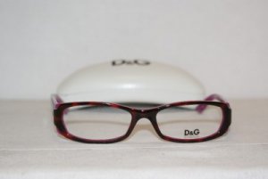 New D&G Dolce & Gabbana Tortoise Eyeglasses: Mod. 1172 (935) 51-16 & Case