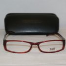 New D & G Dolce & Gabbana Red Eyeglasses: 1161 & Case