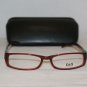 New D & G Dolce & Gabbana Red Eyeglasses: 1161 & Case