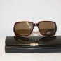 New Saks Fifth Avenue Burgundy Sunglasses Mod 13 & Case