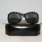 New Salvatore Ferragamo Black Sunglasses 2110-Q & Case