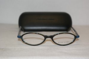 Brand New Ralph Lauren Dark Tortoise Eyeglasses: Mod. 649 47-16 & Case