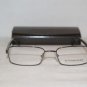New BCBG Maxazria Gunmetal Eyeglasses: Mercury & Case