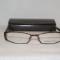 New BCBG Maxazria Brown Eyeglasses: Mod. Autumn & Case