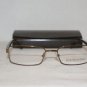 New BCBG Maxazria Brown Eyeglasses: Mod. Mercury & Case