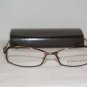 New BCBG Maxazria Brown Eyeglasses: Mod. Vivi & Case