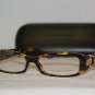 Brand New Ralph Lauren Dark Tortoise Eyeglasses: Mod. 6050 (5134) 52-15 & Case