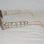 B. New Cazal White & Gold Sunglasses: Mod. 984 & Case
