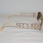 B. New Cazal White & Gold Sunglasses: Mod. 984 & Case