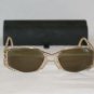 B. New Cazal White & Gold Sunglasses: Mod. 984 & Case