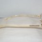Brand New Ralph Lauren Shiny Gold Eyeglasses: Mod. 5028 (9063) 53-16 & Case