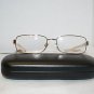 Brand New Ralph Lauren Shiny Gold Eyeglasses: Mod. 5028 (9063) 53-16 & Case