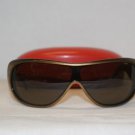 Brand New Valentino Pearl Brown Sunglasses: Mod. 5495 (RVG) 99-01 & Case