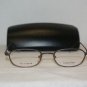New Calvin Klein 525 50-20 Brown Titanium Eyeglasses: Mod. 525 (087) & Case