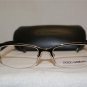 New Dolce & Gabbana DG 1220 Gold 488 Eyeglasses: Mod. DG1220 52-17 & Case