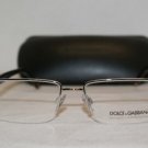 Brand New Dolce & Gabbana DG 1227 Silver 1145 Eyeglasses: Mod. 1227 53-17 & Case
