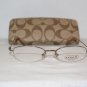Brand New Coach Lily Tan 48-17 Eyeglasses: Mod. Lily 48-17 & Case