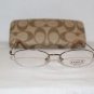 Brand New Coach Lily Tan 48-17 Eyeglasses: Mod. Lily 48-17 & Case