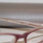 Brand New BCBGMaxazria Eyeglass Mod. Vittoria Col. Rose Marble 49-16-125 & Case