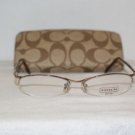 Brand New Coach Jillian Sand 51-17 Eyeglasses: Mod. Jillian & Case