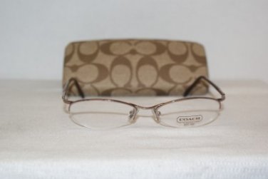 Brand New Coach Jillian Sand 51-17 Eyeglasses: Mod. Jillian & Case