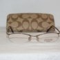 Brand New Coach Jillian Sand 51-17 Eyeglasses: Mod. Jillian & Case