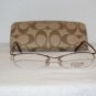 Brand New Coach Jillian Sand 51-17 Eyeglasses: Mod. Jillian & Case