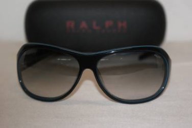 New Ralph Lauren Sunglass Mod. 7570 Col.Black/Blue (0TW1) 63-13-120 & Case