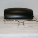Brand New Calvin Klein 378 Silver 51-19 Eyeglasses: Mod. 378 & Case