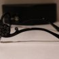 Brand New PRADA Eyeglass Mod. VPR 10Q Col. 1AB-1O1 52-19-135 & Case W/STONES!!!