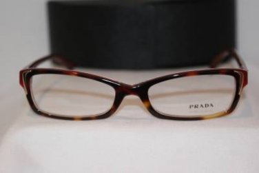 Brand New PRADA Eyeglass Mod. VPR 12O Col. FAK-1O1 51-17-135 & Case
