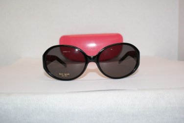 New Kate Spade Black Sunglasses: Mod. Isabella & Case