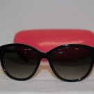 Brand New Kate Spade Amalia Shiny Black 807 Sunglasses: Mod. Amalia & Case