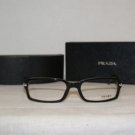 New Prada 04N Glossy Black 53-17 Eyeglasses: Mod. VPR 04N-A (1AB-1O1) & Case