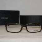 Brand New Prada 04N-A Olive 53-17 Eyeglasses: Mod. VPR 04N-A (0AQ-1O1) & Case