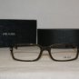 Brand New Prada 04N-A Olive 53-17 Eyeglasses: Mod. VPR 04N-A (0AQ-1O1) & Case