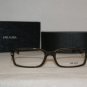 Brand New Prada 04N-A Olive 53-17 Eyeglasses: Mod. VPR 04N-A (0AQ-1O1) & Case
