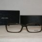 Brand New Prada 04N-A Olive 53-17 Eyeglasses: Mod. VPR 04N-A (0AQ-1O1) & Case
