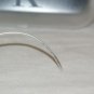 Brand New Calvin Klein 381 Silver 52-19 Eyeglasses: Mod. 381 (530) 52-19 & Case