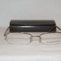Brand New BCBG Maxazria 50-18 Gunmetal Eyeglasses: Mod. Cyprus 50-18 & Case