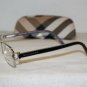 Brand New Burberry 1015 52-17 Silver Eyeglasses: Mod. 1015 (1005) 52-17 & Case
