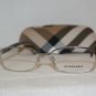 Brand New Burberry 1015 52-17 Silver Eyeglasses: Mod. 1015 (1005) 52-17 & Case